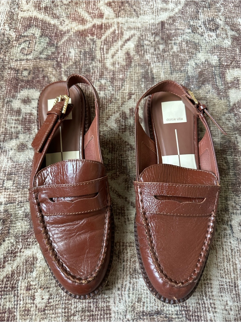 Dolce Vita Hardi Slip-On Slingback Loafer Flats